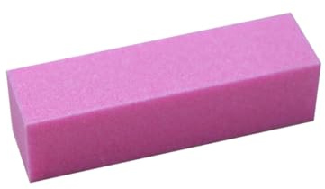 GALPADA Bloque Lijador Para Uñas Caras Lavable Pulidor Natural Para Manicura y Pedicura Cuidado Profesional Uñas Dedos y Pies Rosa