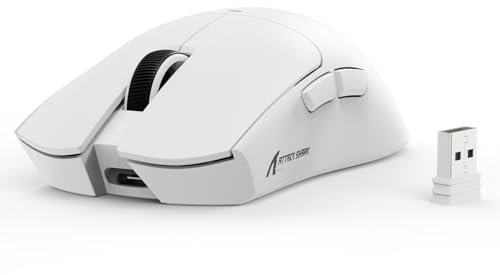 ATTACK SHARK X11 SE Souris Gaming sans Fil, Capteur Gaming PixArt PAW3311, BT/2.4G sans Fil/Câblé, 22000 DPI, 65 Heures d'Autonomie, Souris Gamer/Bureau pour Win11/Xbox/PS/Mac (Blanc)
