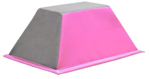 Cheer Stunt Stand, Ergonomic Cheerleading, Trapezoidal Shape Strength Mat, Gymnastics Core Training Equipment for Indoor, Outdoor, Studio, Gym, Home, 15.35x10.24x5.91 inches