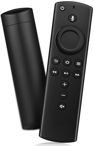 Telecomando vocale di ricambio adatto per Smart TV Fire di terza generazione, TV Cube (1a Ge/2a generazione), TV Stick Lite/4K, non per Samsung/Roku TV