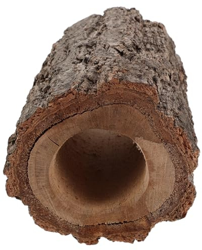 EPIGEIST Reptil Gömställen Stammen Gömma Skydd Sköldpadda Terrarium Skydd För Reptil Leopard Gecko Hörn Gömmer Gecko Grottor Trädstam Champagneträd Brown