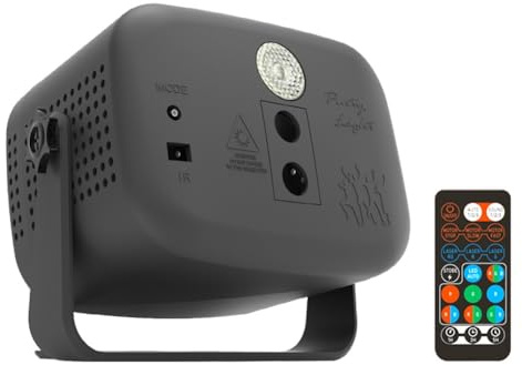 Bosiyrggrl Disco Strobe Mini RGB Lights Remote Control Incluso per Rave Club Bar Bar Lighting