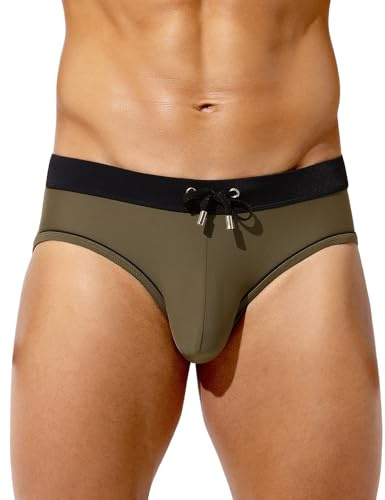 Arjen Kroos Costume Uomo Slip Costume da Bagno Mare Uomo con Coulisse Regolabile Elastico Costumi Piscina per Spiaggia Surf Piscina e Mare