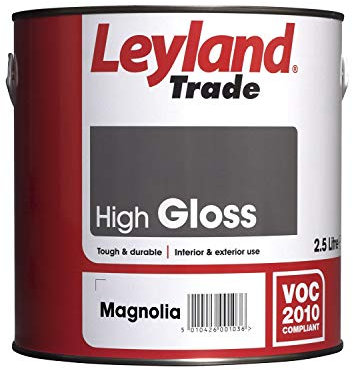 Leyland Trade High Gloss Paint - Magnolia 2.5L