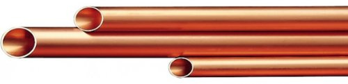 Buderus Kupferrohr 22 x 1,0 mm halbhart in 5 Meter Stangen