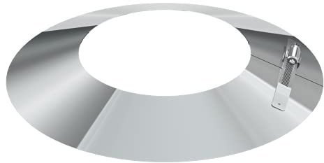 Schornstein - Wetterkragen/Wandrosette mit 80 mm Innendurchmesser