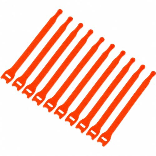VELCRO® brand ONE-WRAP® CABLE TIES 10PCS (20x200mm, Orange)