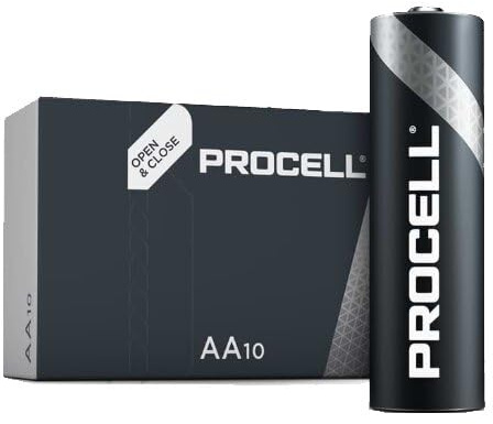 Duracell Pack de 100 baterías AA / LR6 Industrial/procell 1,5 Volt