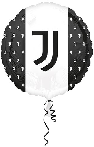 Palloncino in Mylar per festa a tema. Juventus, Ø 43 cm / 17