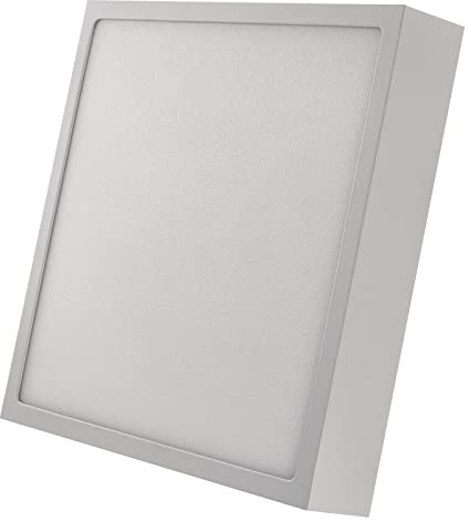EMOS LED Panel 21 W, quadratische 1900 lm Deckenleuchte, Wandleuchte 22,5 cm, 3 einstellbare Lichtfarben warmweiß-neutralweiß (3000/3500/4000K), inkl. LED-Treiber