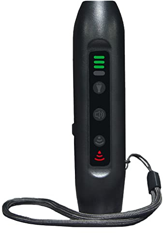 Repulsión,ERYUE Repelente ultrasónico para perros 3 modos portátil recargable dispositivo de conducción para perros con linterna inteligente de alto brillo dispositivo de vestir
