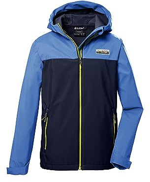 killtec Garcon Softshelljacka med huva KOS 344 BYS SFTSHLL JCKT, blå, 176, 41540-000
