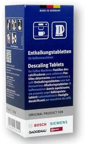 FIGEVIDA Pastigle Decalcificanti per Macchine Caffe e Bollitori, 6 Pezzi Compatibile per Bosch 00311556 311556