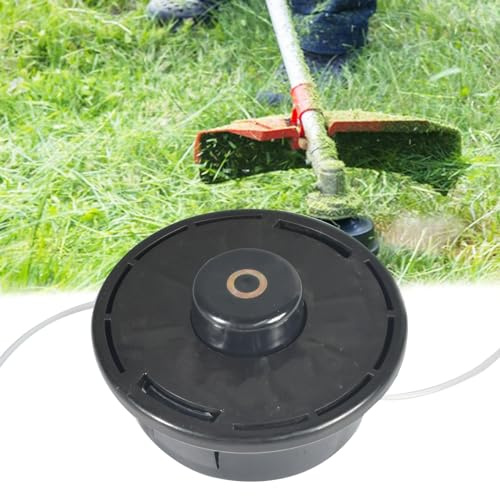 Forhome M10x1,25 Cabezal de desbrozado universal, cabezal de corte de doble hilo, reemplazo del cabezal de desbrozado y del cable de corte al cortar la hierba