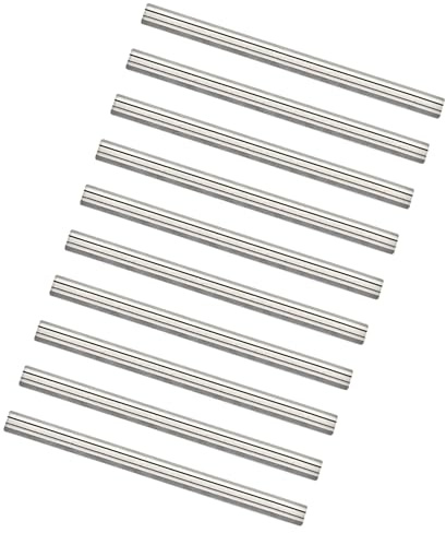 Set of 10 3-1/4 inch Tungsten Carbide Planer Blades Replacement for DeWalt DCP580B,DW6658,DW675K, D26676 OR D26677,82mm Hand-Held Planer for Makita XPK01Z KP0800K