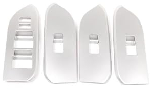 Auto Zierleisten Innen Auto Fenster Glas Lift Schalter Taste Bedienfeld Rahmen Abdeckung Trim Für Toyota Für Land Für Cruiser Für Prado FJ150 150 2014 2015 2016 2017 2018 Zubehör Interieur(Farbe:Style
