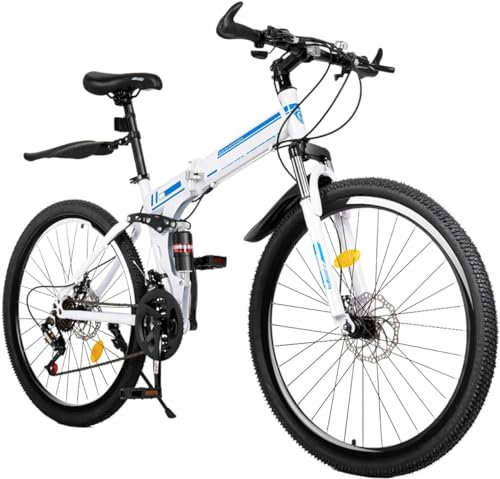 Strong Mountainbike in 26 Zoll/66cm - Fahrrad für Jungen, Mädchen, Frauen und Männer - Scheibenbremsen vorne und hinten - 21-Gang-Schaltung - Vollfederung