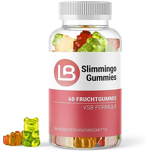Slimmingo Gummies - force végétale naturelle - avec L-arginine, extrait de thé vert et maca - 60 gélules 1x