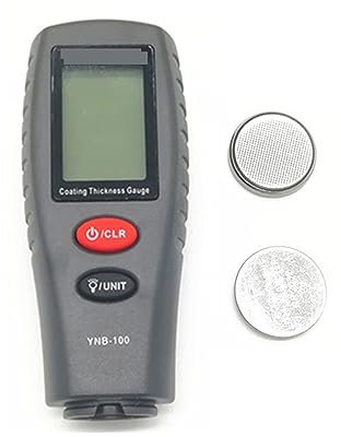 Misuratore di spessore del rivestimento, 10ps Digital Mini Coating Spessimetro Auto Misuratore di spessore della vernice Tester di spessore della vernice con retroilluminazione YNB-100 per controllare