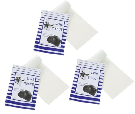 minkissy Linsenreinigungspapier-packung Für Kamerabrillenbildschirme Nicht Scheuernde Schonende Linsen Für Unterwegs