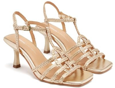 GIOSEPPO 92241, Sandali Donna, Platino, 41 EU