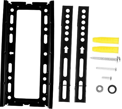 Vaguelly Supporto Da Parete Per Tv in Braccio Articolato Design Ultra Sottile Compatibile Tv Da Fissaggio Vite Gancio Doppio Per Sicurezza Spessore Colore Nero