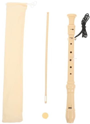 BESPORTBLE Sopran Blockflöte für Anfänger Hochwertiges Musikinstrument für Abnehmbarem Design Einfach zu Reinigen für Musikunterricht Musikalischer