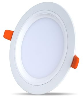 ROTHER 10W LED Downlight, Anti-Glare Round Recessed Ceiling Light, Aluminium Alloy Body, High Lumen Efficiency, in-Built Driver, Easy Mounting, 3-Year Guarantee (10W – Ø150mm Cut-Out 125mm)