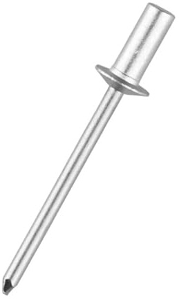Espansione a percussione, 30/50 pezzi Rivetto cieco in alluminio con estremità chiusa sigillato a tenuta stagna 3,2-4,8 mm(4.8x12mm,30Pcs)