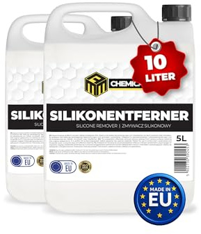 MRM Chemicals Silikonentferner – Antisilikonreiniger zum Entfernen von Silikon, Fett & Öl – Lackentfetter zur Lackvorbereitung und Oberflächenreinigung 2 × 5 L (10 L)