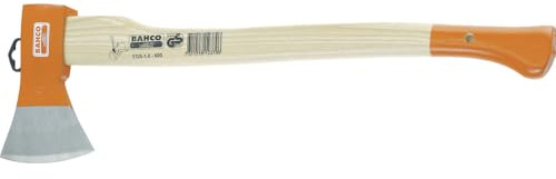 Bahco FGS-1.0-600 Felling Axe with Wood Handle, Multi-Colour, 1.500 g