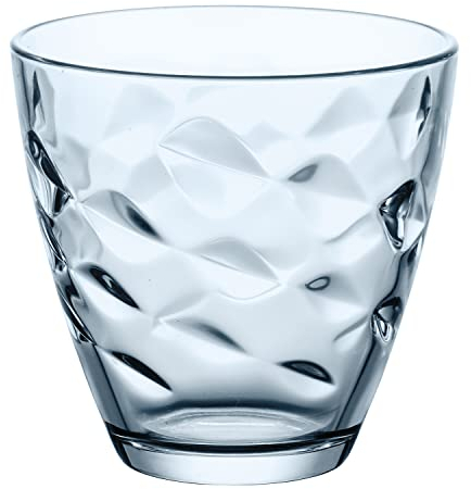Bormioli Rocco 1662017 Vaso Flora - Agua de cristal (6 unidades, 26 cl), color azul