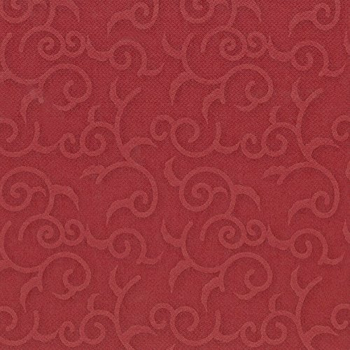 PAPSTAR 250 Servietten ROYAL Collection 1/4-Falz 40 cm x 40 cm Bordeaux Casali 84880 Premium stoffähnlich hochwertig Qualität stabil Gute Faltbarkeit