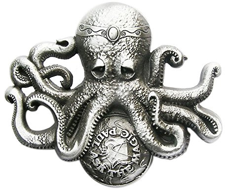 Jean's Friend New Vintage Magic Paul Octopus Belt Buckle Gürtelschnallen