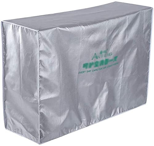 Zerodis Copertura Condizionatore d'Aria All'aperto Anti Polvere Anti-Neve Impermeabile Sunproof Outdoor Coperchio Protezione dell'Aria Condizionata con Tie Rope per Casa Edificio (3p （92 * 35 * 69）)