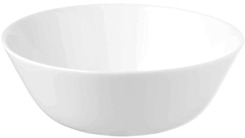 Generic Modern White Solid 4-Pack Cereal Bowls 15cm Dia