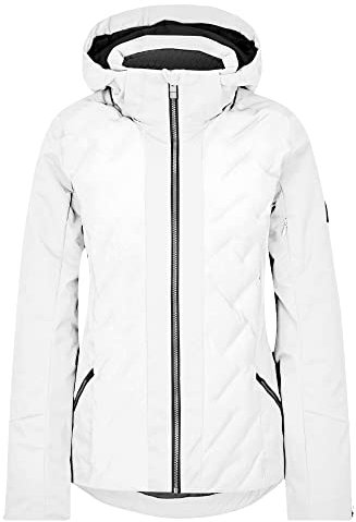 Ziener Damen TARIS Ski-Jacke | Primaloft, wasserdicht, PFC frei, white, 42