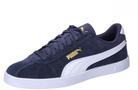 PUMA Unisex Club II Sneaker, Navy White Gold, 9 UK