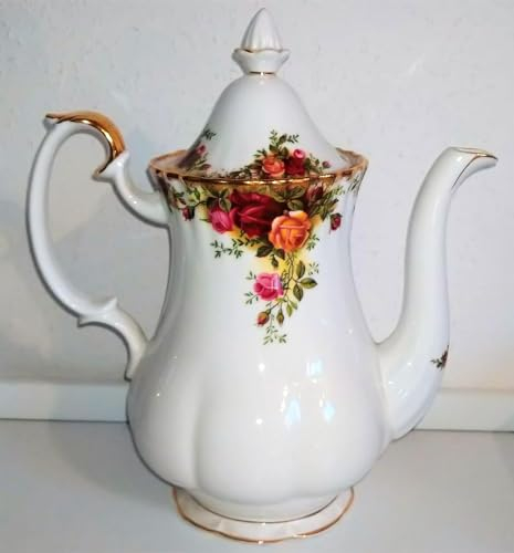 Rahm & AngiesStrickZauber verkauft: Royal Albert/Kaffeekanne/Old Country Roses/Höhe mit Deckel ca. 26 cm