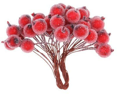 Yardenfun Herbst Ornamente Für Baum 400pcs Künstliche Berry Ornamente Berry Decor Frost Beeren Für