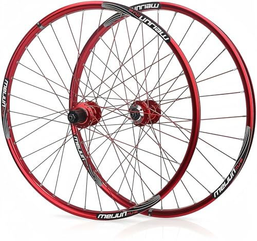 Fahrrad Laufradsatz 26 Doppelwandig MTB Mountainbike Laufradsatz Für Kugellager Scheibenbremse 7 8 9 Kassette Mit 10 Geschwindigkeiten Felge Aus Aluminiumlegierung Fahrradnabe B,26