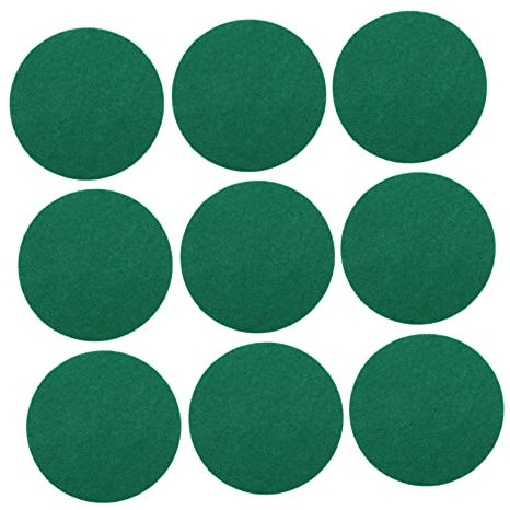 BESPORTBLE Air Hockey Pusher Pads Rund Polyesterfaser Robust Leicht Gleitend Air Hockey Zubehör Ersatzteile Spieltisch Schutz