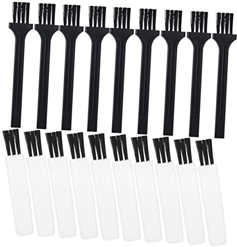Beaupretty 30pcs Small Bristle Cleaning Brushes for Beard Keyboard Car Dashboard Electronic Devices Static Removal Tool