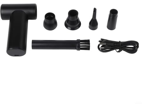 Elimination Turbo Strong de 12000 rpm para polvo LED con mini (negro y gris)