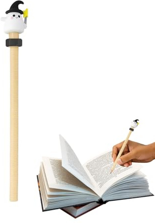 Fenayuu Crayon Fidget fileté - Thème Halloween - Stylo rotatif fileté avec écrou - Fournitures d'apprentissage - Stylo sensoriel pour adolescents, étudiants, filles, bibliothèque, salle de classe