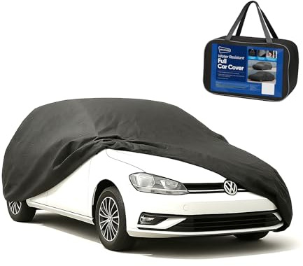 Streetwize - Breathable Car Cover - [Black] Large, Universal Fit, Automobile Car Cover - Ideal For Winter to Maintain Vehicle Paint