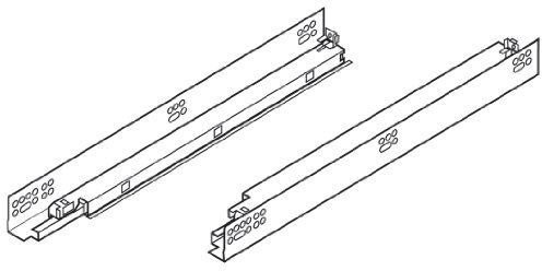 Blum Tandem Premium Undermount Slides with Integrated Soft Close Full Extension for 15 Drawers 110# Class