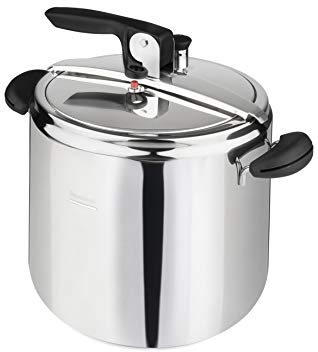 Pentola a Pressione Amelia+ ø26cm, capacità 12Lt, Made in Italy, Acciaio Inox 18/10, Induzione+Gas, Massima sicurezza, Triplo fondo, PFAS free