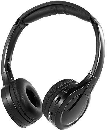 Docooler IR Infrarossi Cuffie Senza Fili dell'automobile Auricolare Stereo Auricolari Cablati Doppio Canale Per Lettore DVD in Auto