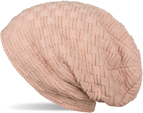 styleBREAKER Unisex Strick Beanie Flecht Muster Fleece 56-61cm | Feinstrick Viskose. Thermo Futter. elastisches Material. winterfest. Einheitsgröße. weiche Haptik.